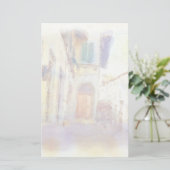 Views of Florence made in artistic watercolor Stationery (Standing Front)
