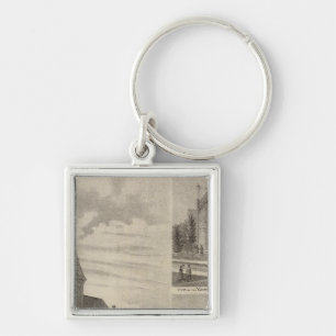 Views of German Catholic Churches in Minnesota Keychain