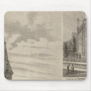 Views of German Catholic Churches in Minnesota Mouse Pad