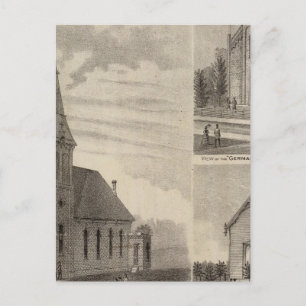 Views of German Catholic Churches in Minnesota Postcard