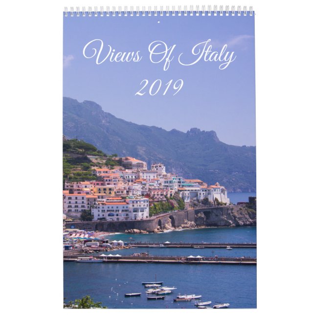 Views Of Italy Wall Calendar (Cover)