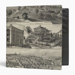 Views of Kansas City, Kansas 3 Ring Binder