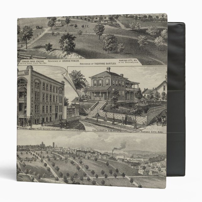 Views of Kansas City, Kansas 3 Ring Binder (Front/Inside)