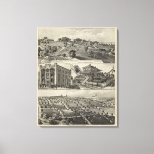 Views of Kansas City, Kansas Canvas Print