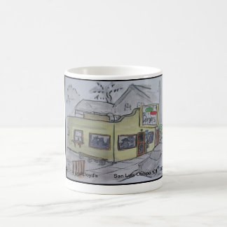 Views of San Luis Obispo, Scrubby and Lloyd's Coffee Mug