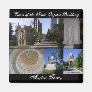 Views of State Capitol Building, Austin, Texas Magnet