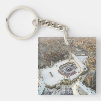 Views of the Kaaba, Masjid al-Haram, Mecca Keychain