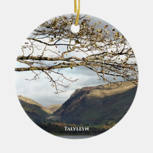 VIEWS OF WALES CERAMIC ORNAMENT