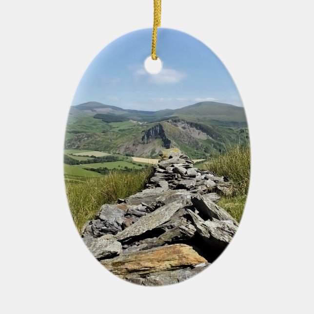 VIEWS OF WALES CERAMIC ORNAMENT (Front)