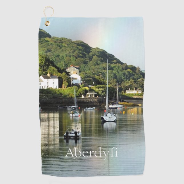 VIEWS OF WALES GOLF TOWEL (Front)