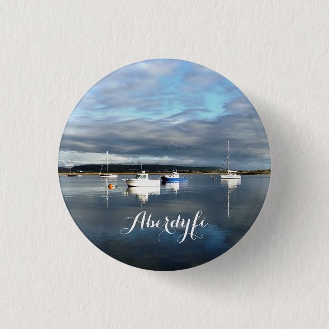 VIEWS OF WALES PINBACK BUTTON (Front)