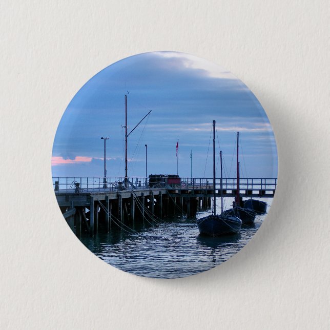 VIEWS OF WALES PINBACK BUTTON (Front)