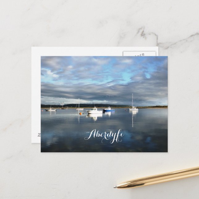 VIEWS OF WALES POSTCARD (Front/Back In Situ)