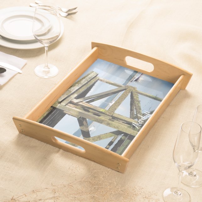 VIEWS OF WALES SERVING TRAY (Front)