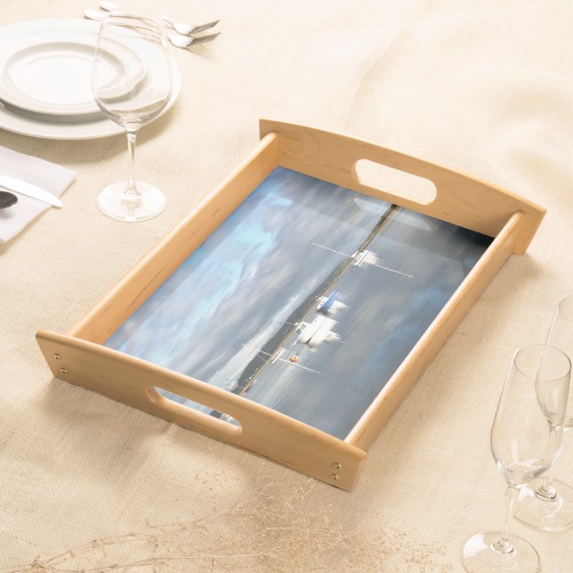 VIEWS OF WALES SERVING TRAY (Front)