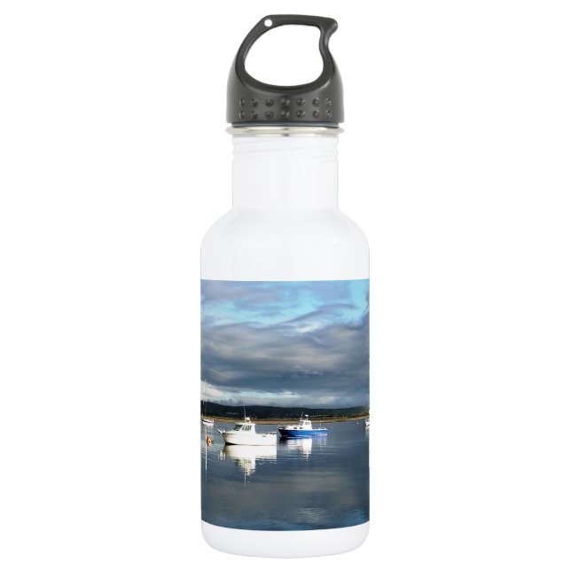 VIEWS OF WALES STAINLESS STEEL WATER BOTTLE (Front)