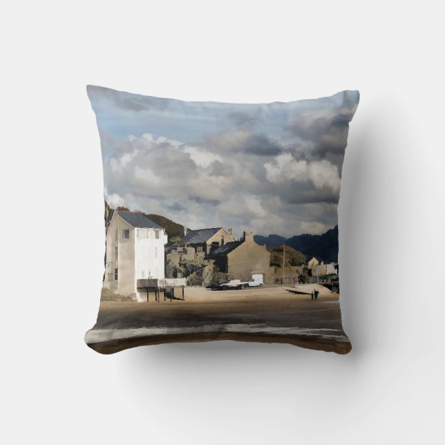 VIEWS OF WALES THROW PILLOW (Front)