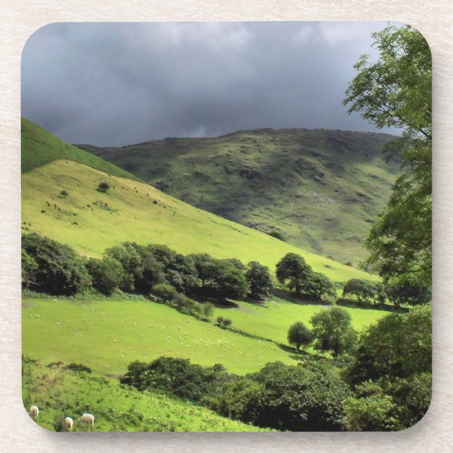 VIEWS OF WALES UK DRINK COASTER (Front)