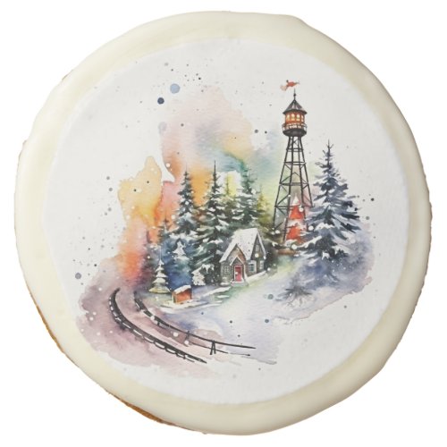 Views of Winter Frosted Sugar Cookie