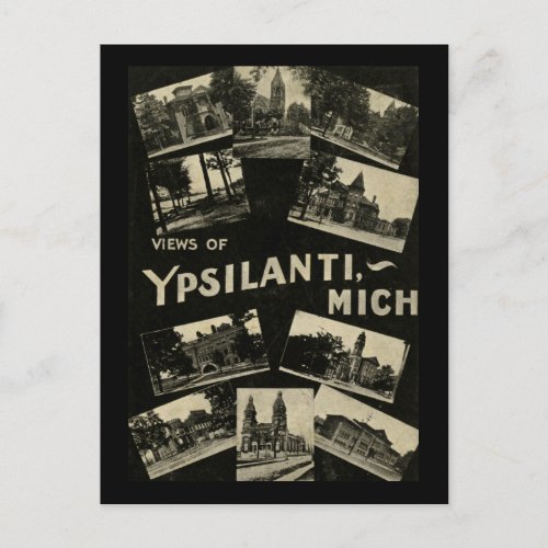 Views of Ypsilanti Michigan _ Vintage Postcard