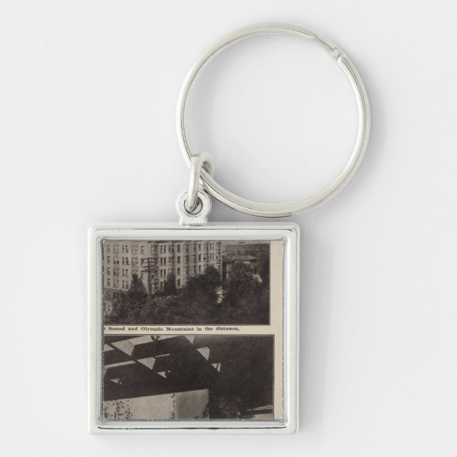 Views, Seattle Keychain (Front)