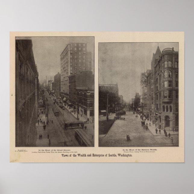 Views wealth, enterprise, Seattle, Wash Poster (Front)