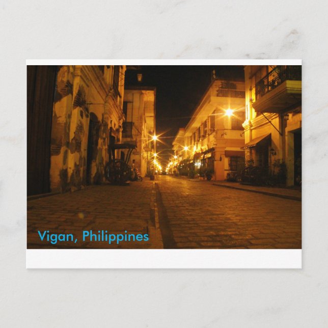Vigan, Ilocos Sur Postcard (Front)