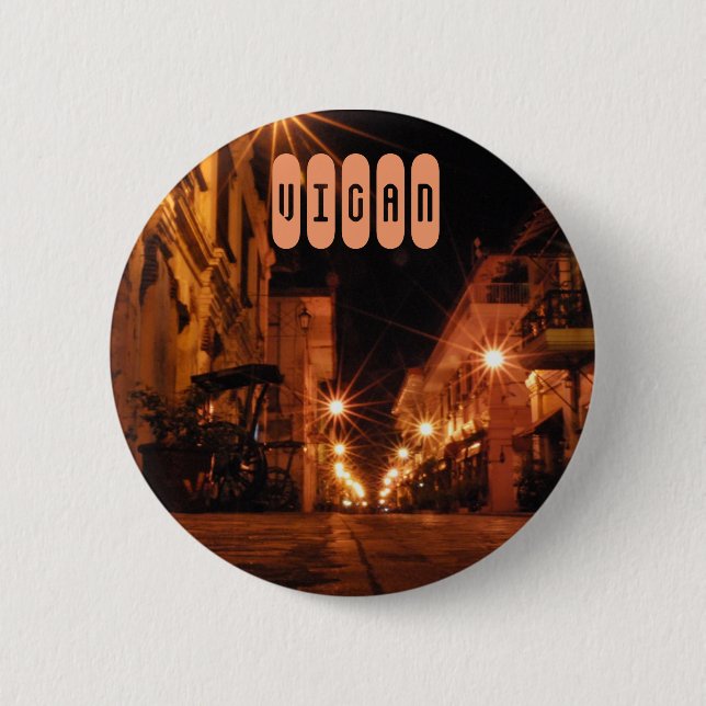 Vigan in Ilocos Button (Front)
