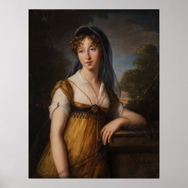Vigée Le Brun - Portrait Of A Woman 1803 Poster (Front)