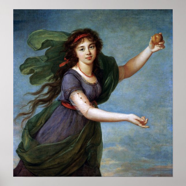 Vigée Le Brun - Portrait Of A Young Woman Poster (Front)