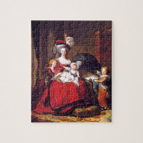 Vige_Lebrun _ Marie Antoinette and her children Jigsaw Puzzle