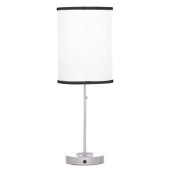 Vigenère Square Cryptography Tabula Rasa Table Lamp (Back)