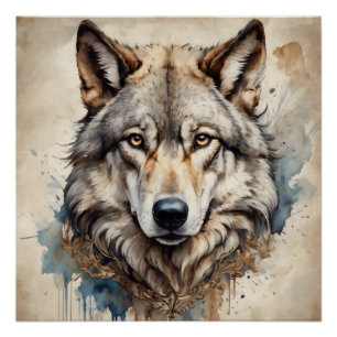Viggo the Wolf Art Poster