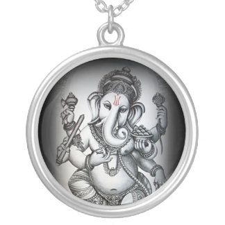Vighnaharta (Ganesha) Silver Plated Necklace