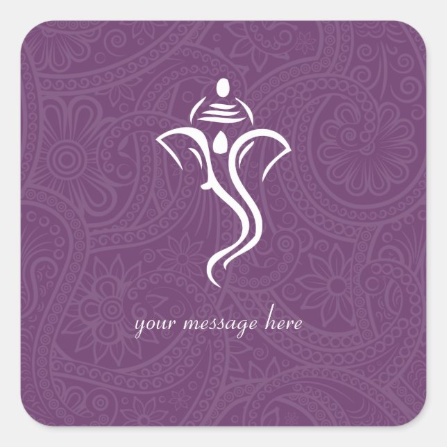 Vighneshvara Wedding Stickers (Front)