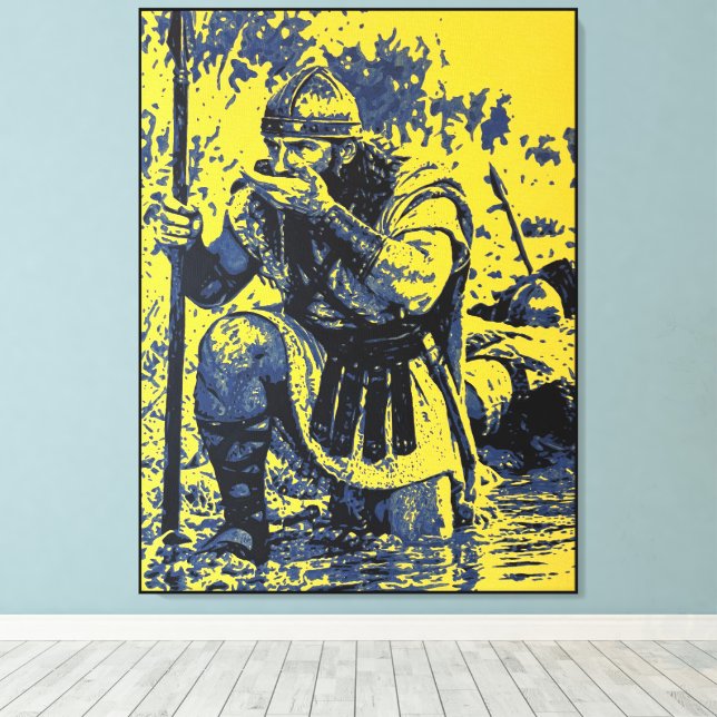 Vigilance Canvas Print (Insitu(Wood Floor))