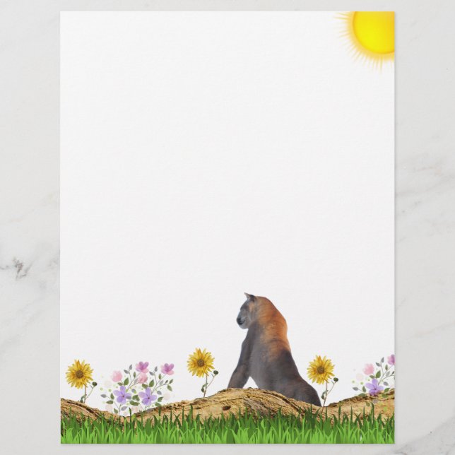 Vigilant Cougar Stationery (Front)