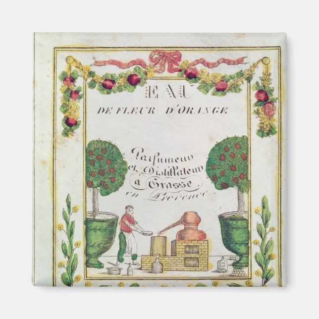 Vignette of 'Eau de Fleur d'Orange' Magnet (Front)