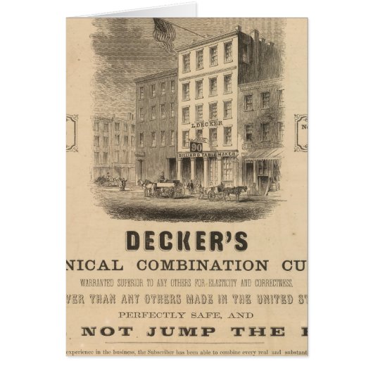 Vignette of retail establishment cards (Front)
