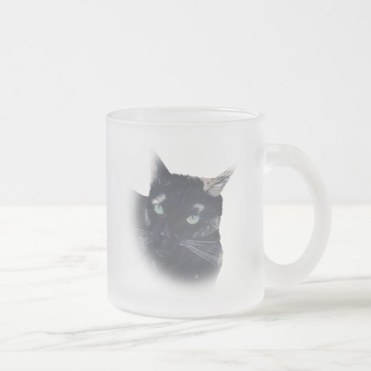 Vignette of Tortoise Shell Cat Face Mug