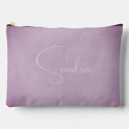 Vignettes Mottled and Faded Violet Purple with Nam Accessory Pouch