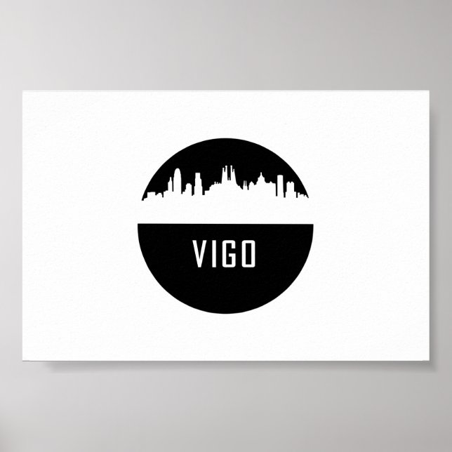 Vigo | cities of Spain Poster (Front)