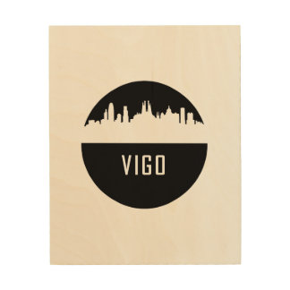 Vigo | cities of Spain Wood Wall Art