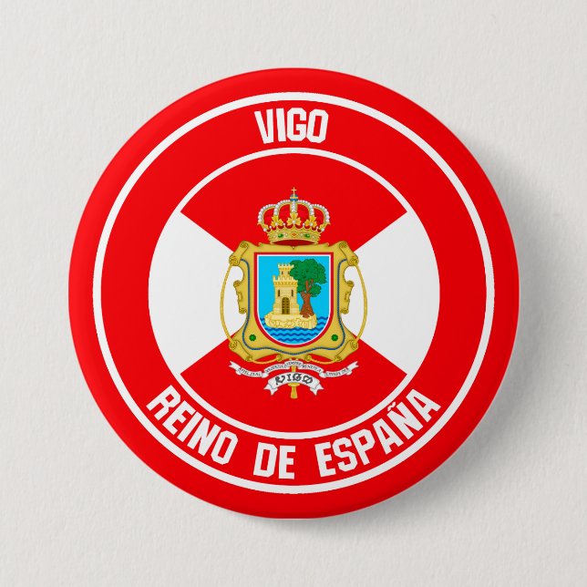 Vigo Round Emblem Button (Front)
