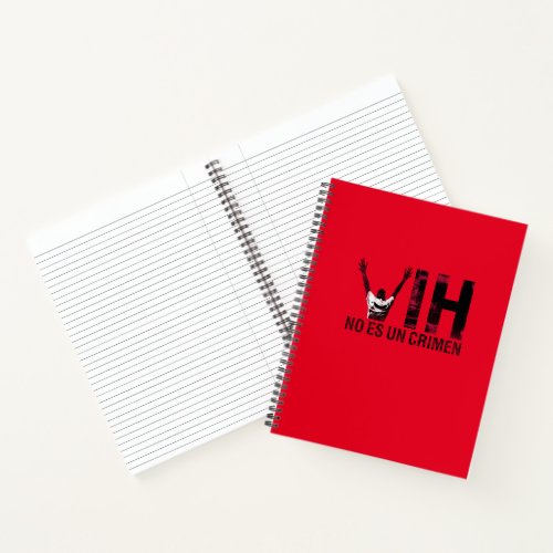 VIH No Es Un Crimen - Spanish HIV is Not a Crime Notebook