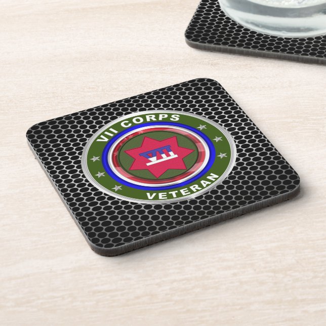 VII Armored Corps Beverage Coaster (Left Side)