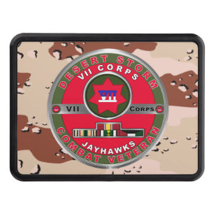VII Armored Corps Desert Storm Veteran Hitch Cover