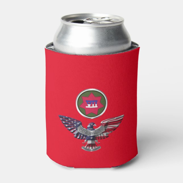 VII Armored Corps Eagle Can Cooler (Can Front)