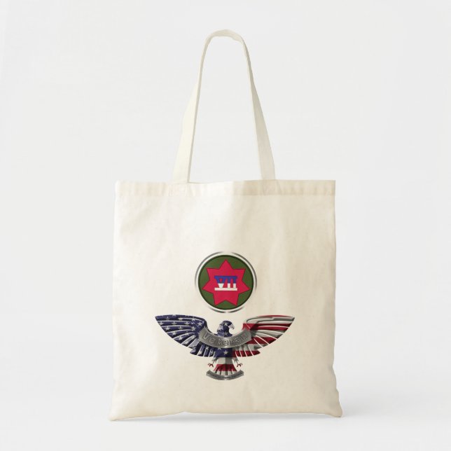 VII Armored Corps Eagle Tote Bag (Front)