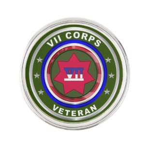 VII Armored Corps Lapel Pin